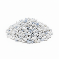 White Gold Rock decorative landscaping stones pile